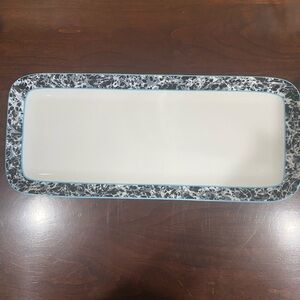 Discontinued, Rectangular Platter, Novella Deco Dream by Portmeirion Size 6x14